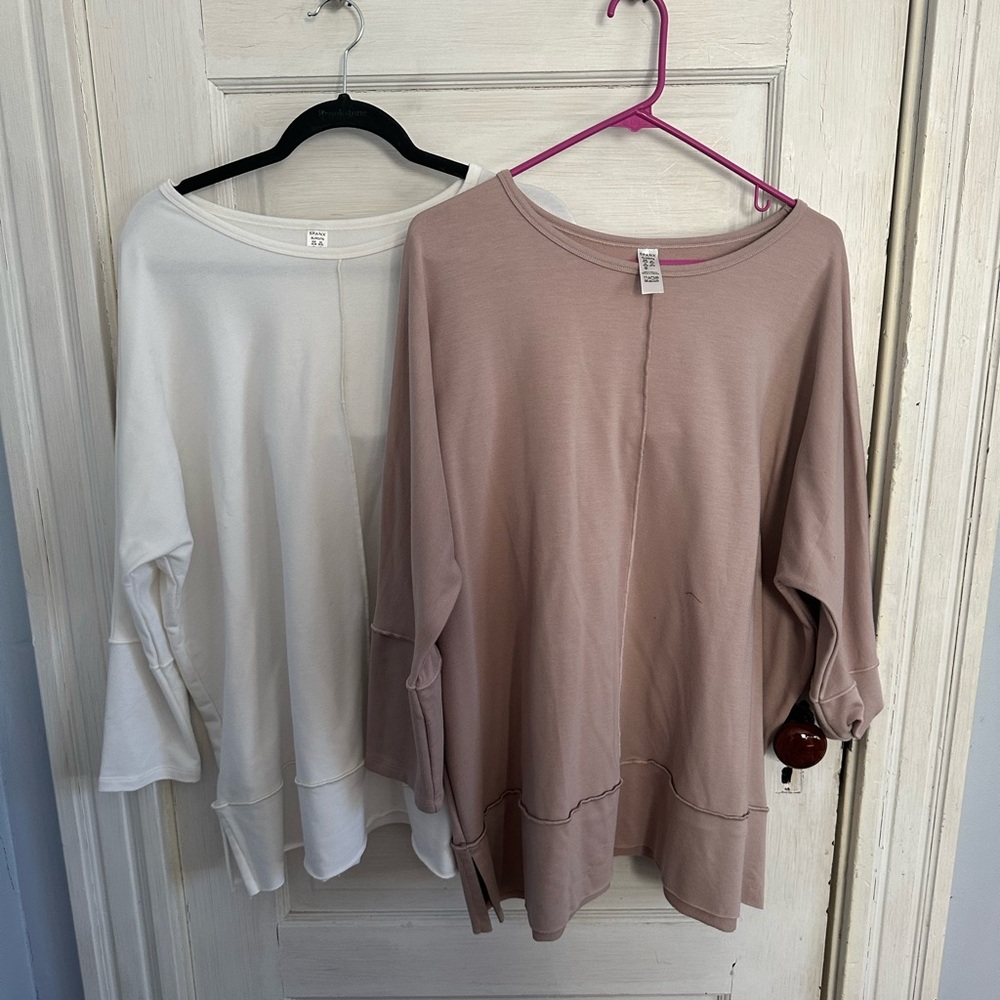 Set of 2 Spanx Perfect Length Dolman Tops